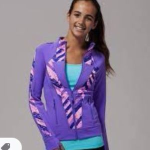 Ivivva by Lululemon Purple and Pink Perfect Your Practice Jacket Size 7